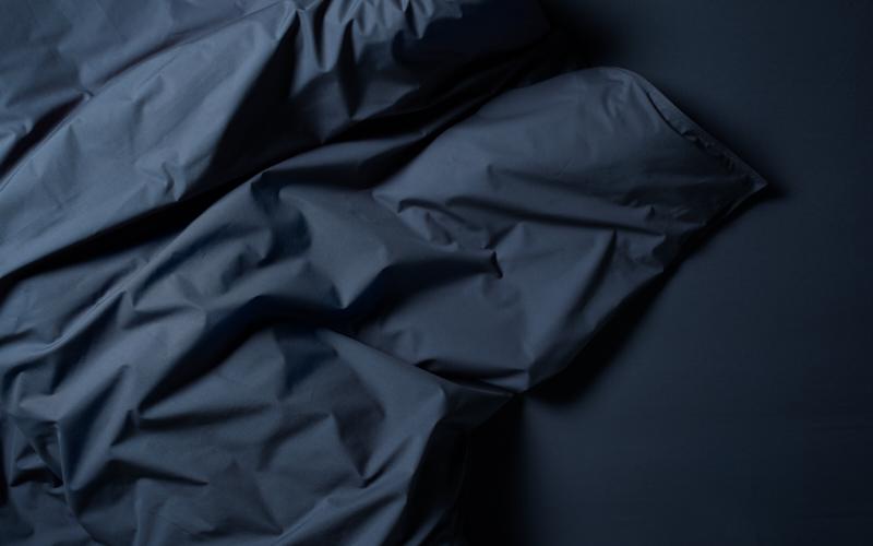 EENPERSOONS DEKBEDOVERTREK + KUSSENSLOOP /  PERCALE KATOEN