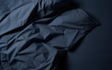 EENPERSOONS DEKBEDOVERTREK + KUSSENSLOOP /  PERCALE KATOEN