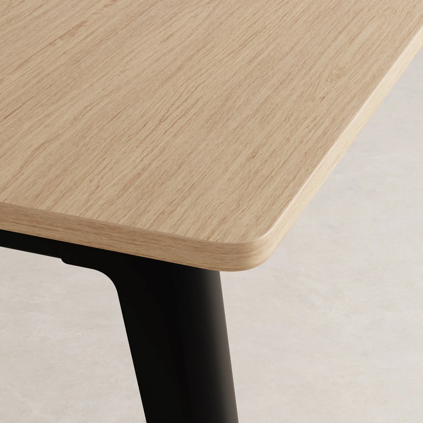 TAFEL NEW MODERN - ZWART - RECHTHOEKIG
