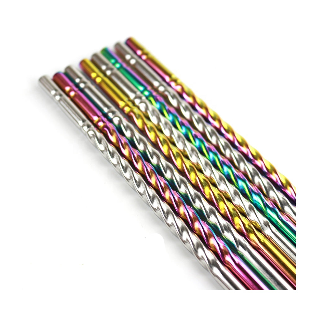 REGENBOOG METALEN RIETJES - SPIRAAL