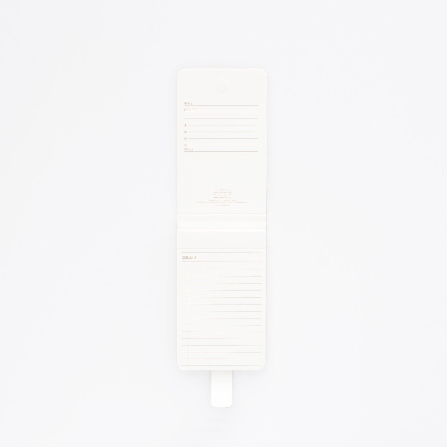 NOTITIEBOEKJE VEGAN LEDER