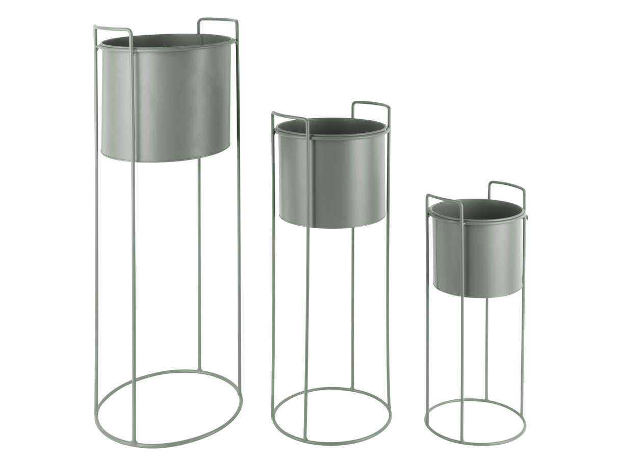 PLANT POT ESSENCE ROUND - JUNGLE GREEN