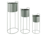 PLANT POT ESSENCE ROUND - JUNGLE GREEN
