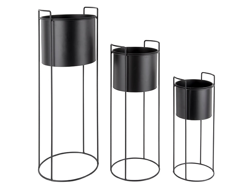 PLANT POT ESSENCE ROUND - ZWART