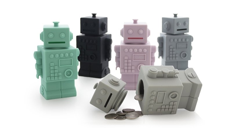 SPAARPOT ROBOT - GRIJS