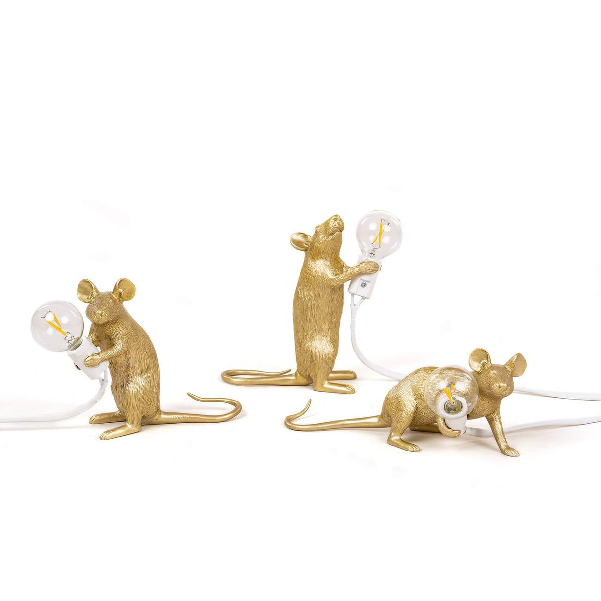 MOUSE LAMP GOLD
