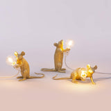 MOUSE LAMP GOLD