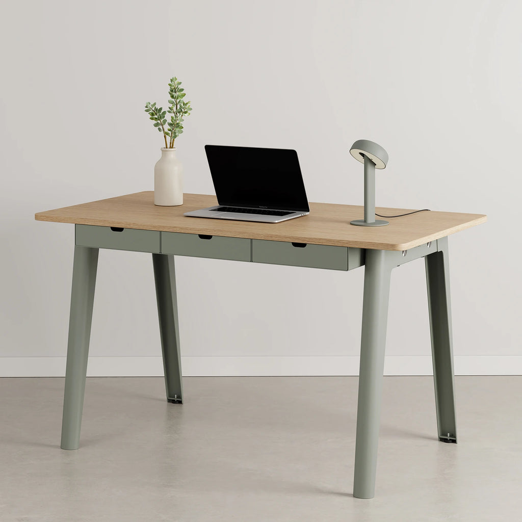 NEW MODERN DESK - EUCALYPTUS GREY