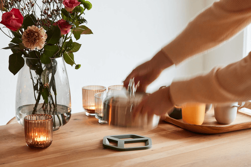 PAN ONDERZETTER TAUPE