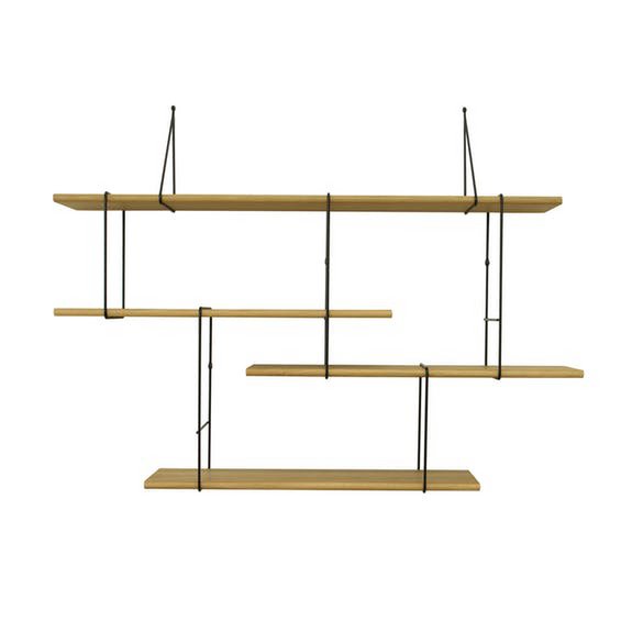 LINK OPHANGSYSTEEM 1 - ZWART/EIK