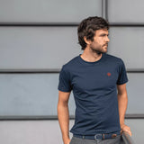 GEVLOCHTEN RIEM - BLEU ARDOISE