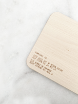 HOUTEN PLANKJE JUF/MEESTER