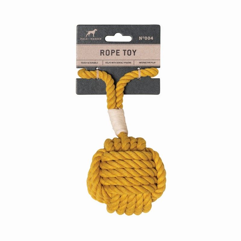 ROPE TOY - GEEL