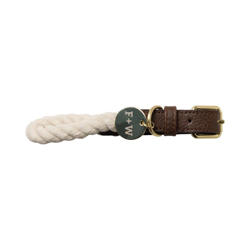 HONDENHALSBAND - WIT SMALL