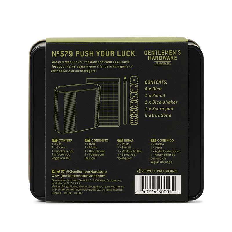 PUSH YOUR LUCK - DOBBELSPEL