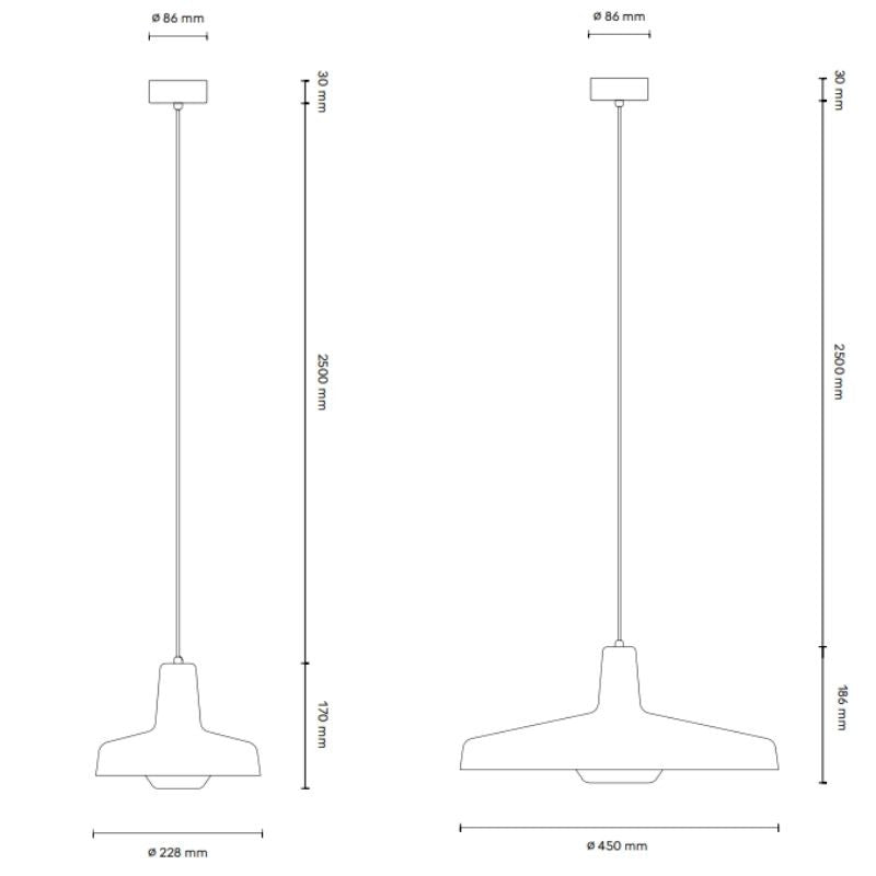 ARIGATO HANGLAMP - WIT
