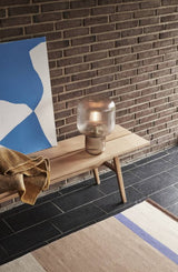 TABLE LAMP - SMOKED GLASS