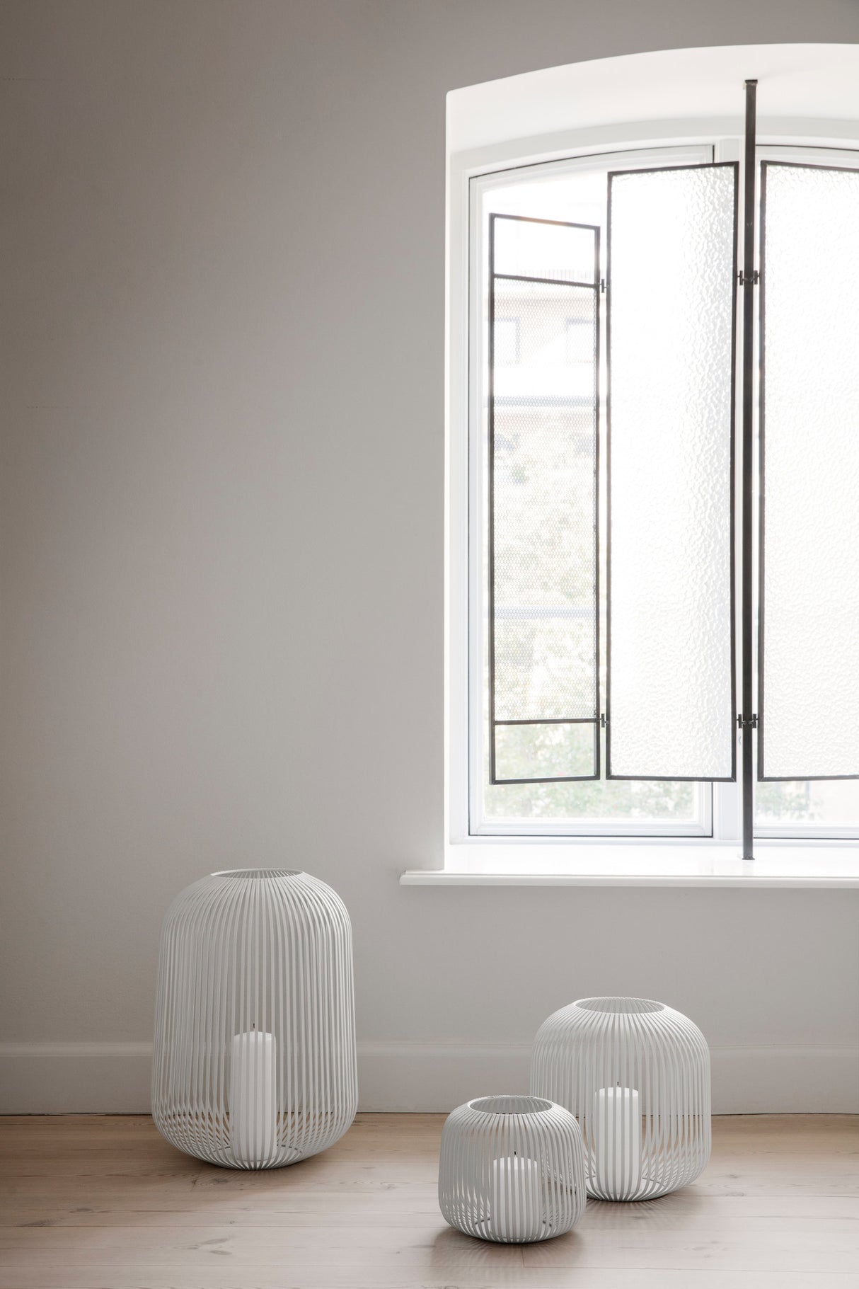 LANTAARN LITO - STEEL GRAY