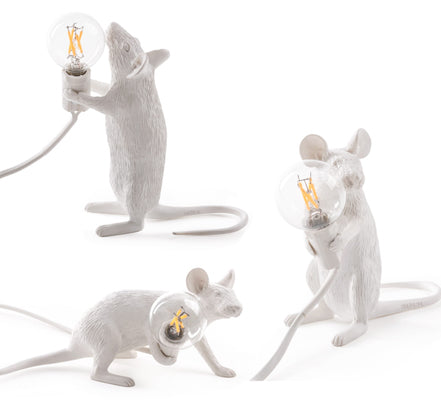 MOUSE LAMP WHITE