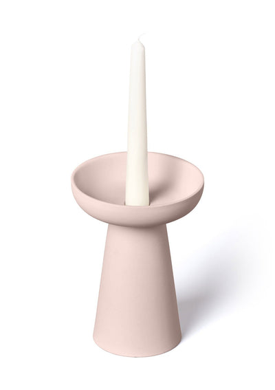 PORCINI SOFT PINK CANDLE HOLDER