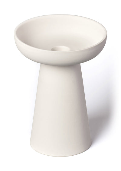 PORCINI WHITE CANDLE HOLDER