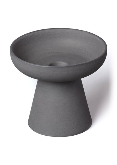PORCINI CHARCOAL CANDLE HOLDER - SMALL
