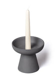 PORCINI CHARCOAL CANDLE HOLDER - SMALL