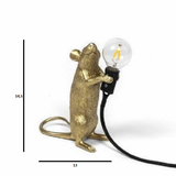 MOUSE LAMP GOLD