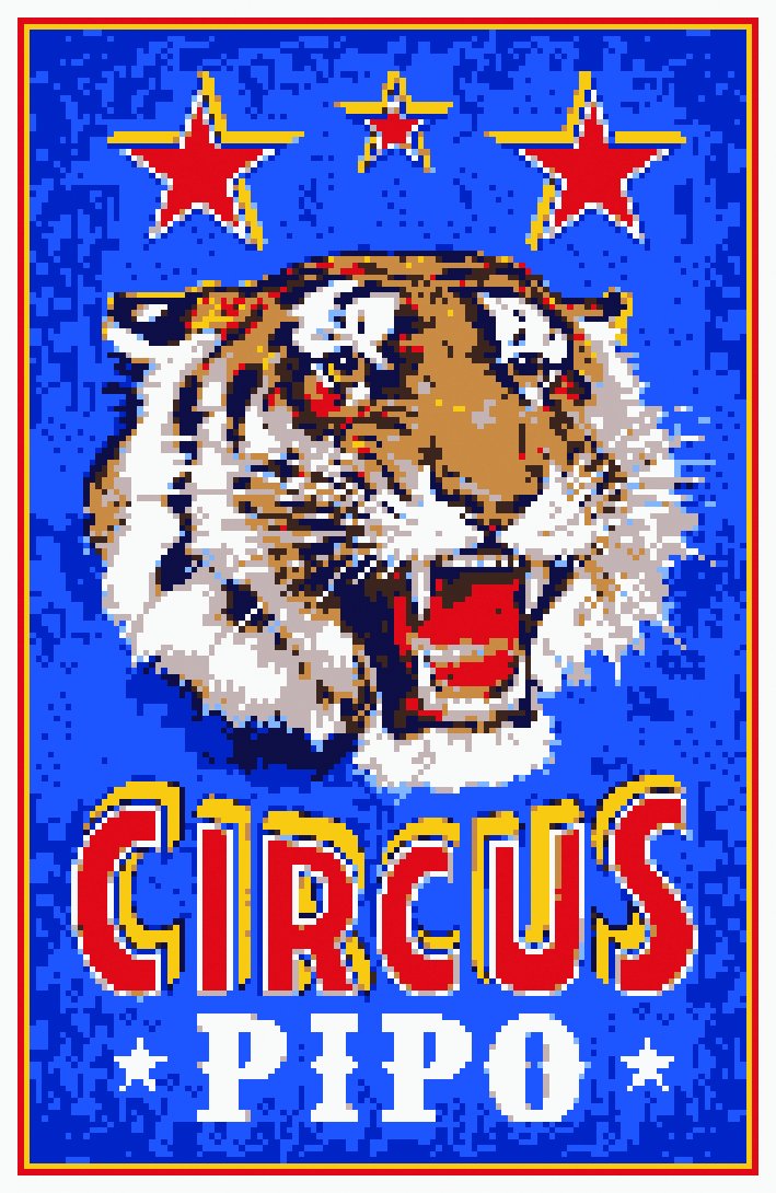 XL-PIXELPOSTER CIRCUS